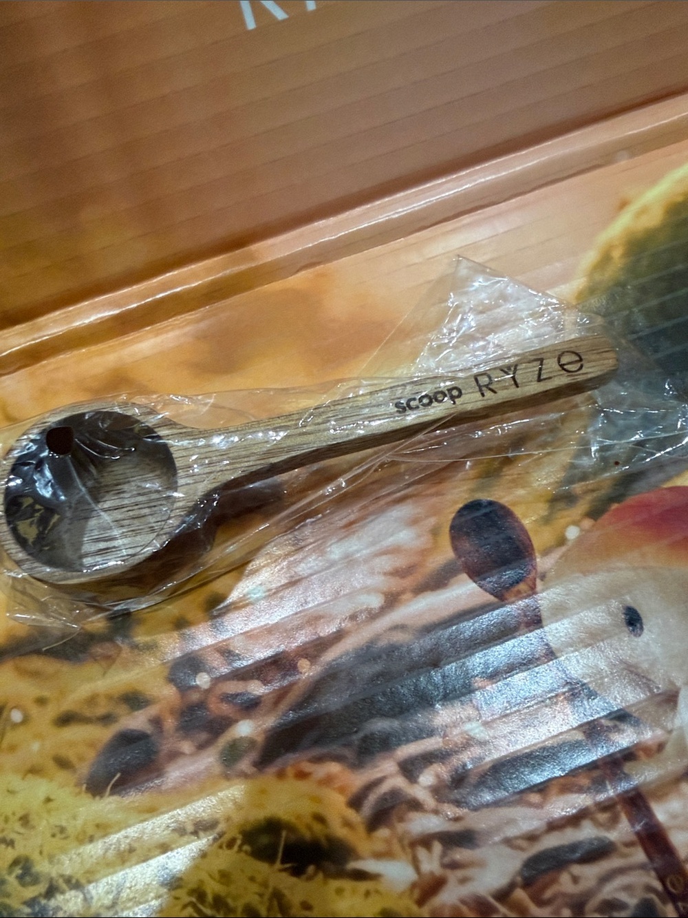Ryze Wooden Scoop - Natural Wood